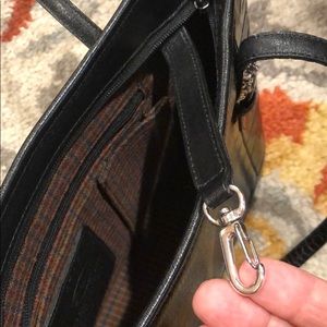 90s Mother's Day Woven Leather/crocodile Shoulder Bag By Brighton